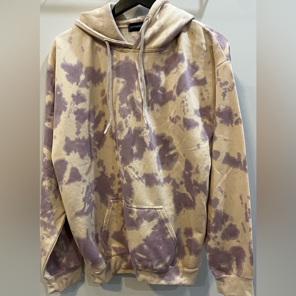PrettyLittleThing Purple and Tan Men's Sweater